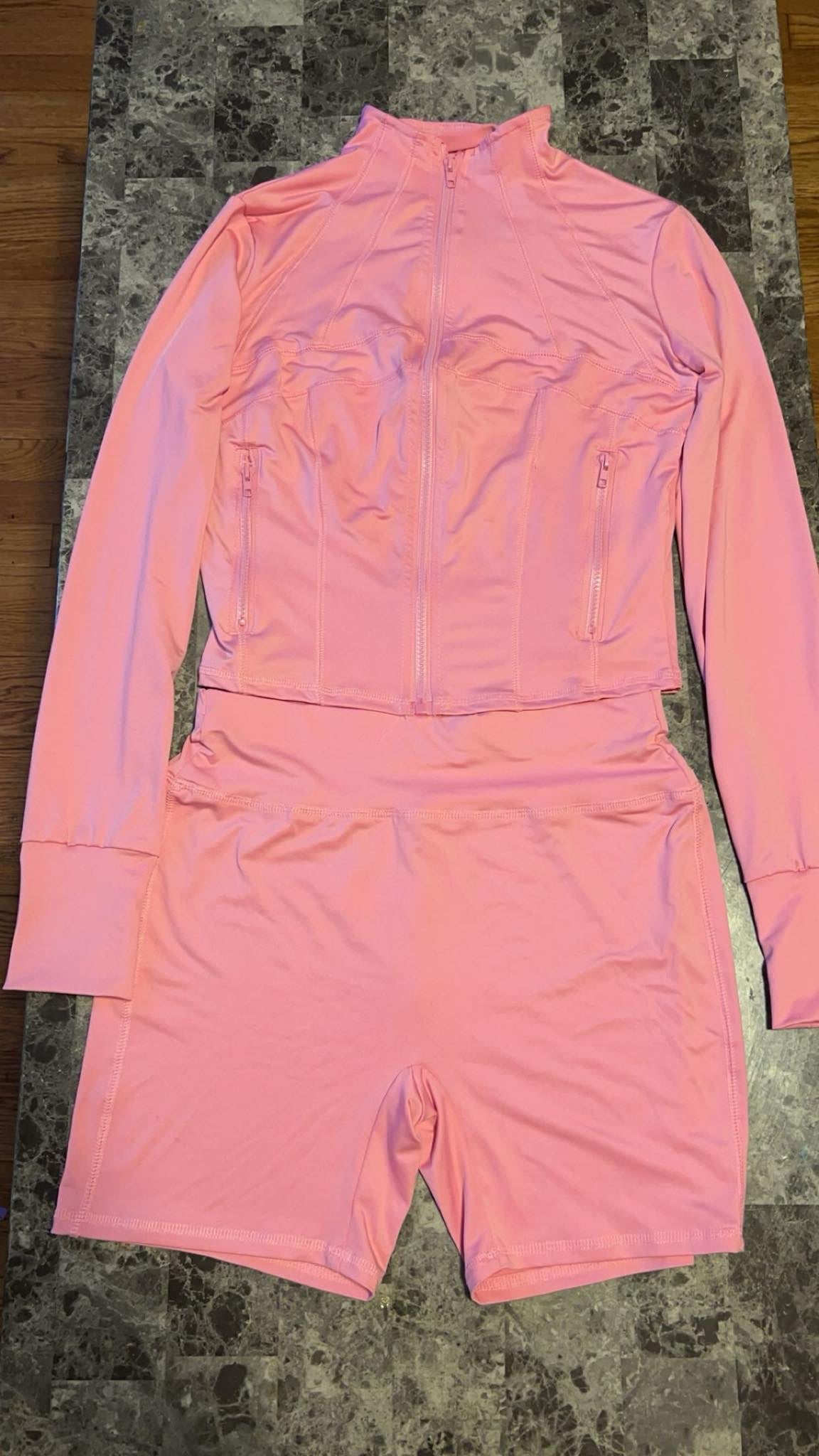 LULU PINK SHORT SET